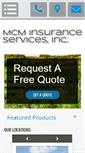 Mobile Screenshot of mcminsuranceserv.com