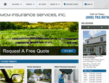 Tablet Screenshot of mcminsuranceserv.com